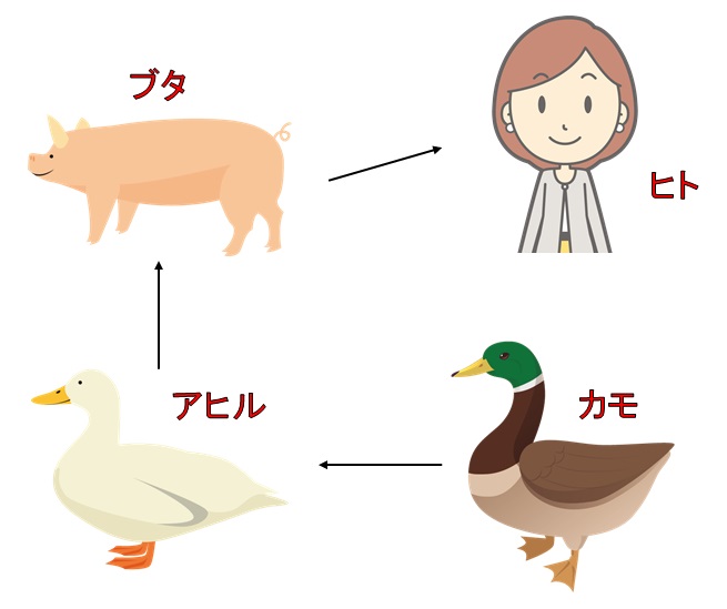 インフルエンザ相関図